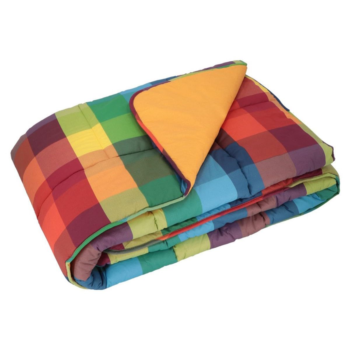 Completo Letto 1 Piazza Gabel Wilson - 100% Cotone, Made In Italy - Multicolor