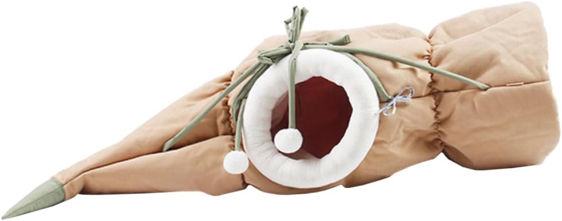 Cozy Cat Tunnel Sleeping Bag Pet Hammock Nest for Kitten Cat Tent Cave Bed