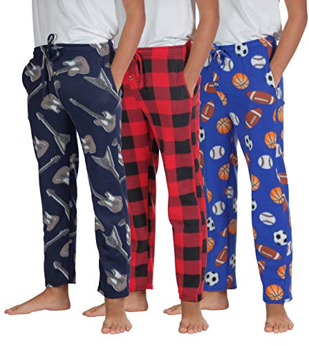 boys red plaid pajama pants