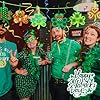 JULBEAR St. Patrick's Day Foam Stickers Crafts for Kids, 790Pcs Foam Shamrock Craft Kit with Shamrock Self-Adhesive Glitter Stickers for Saint Patricks Party Favors Classroom Activity Decorations #5