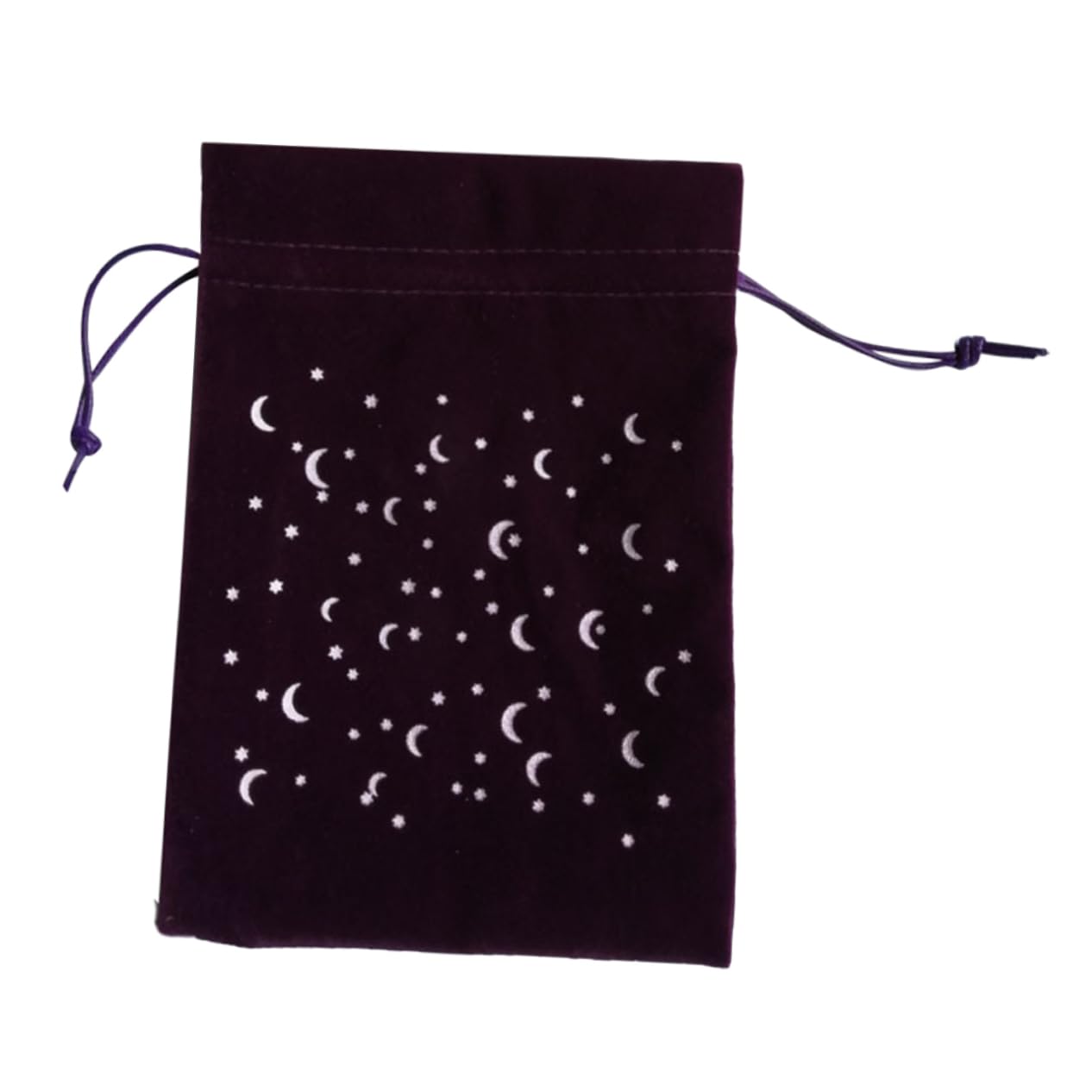 BRIGHTFUFU Moon Star Drawstring Bag Large Tarot Cards Storage Bag Decorative Jewelry Organizer