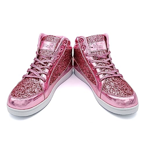 Image of IGxx Gold Shoes Sparkly Men Glitter Shiny Sequin Metallic Boots