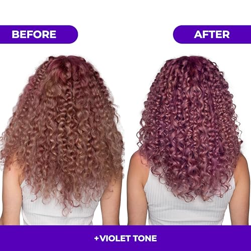 Image of Naissant Lilac Violet Hair Toning Mask | Ultra High-Purity Pigments | Color Depositing Violet Tone | Hyaluronic Acid, Collagen & Biotin | Paraben, Ammonia & Sulfate Free | 10.1 Fl. Oz