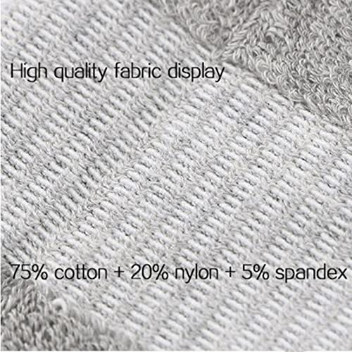 Liuzh 5 Pairs Men Sports Socks With Damping Terry Basketball Cycling Running Hiking Tennis Sock Set Ski Women Cotton (Color : D, Size : Eu 39-45) #TOP4