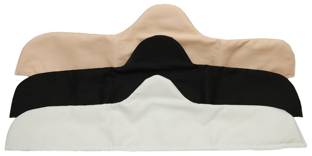 Assorted (Cream, Black and White) 3-Pack Absorbing n' Comfortable Bra Liners
