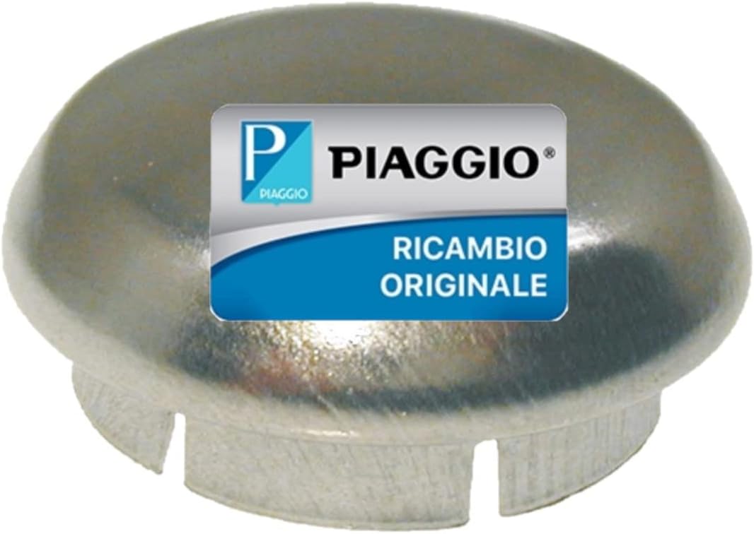 Tappo Cromato Tamburo Coprimozzo Piaggio Originale - Per Vespa 50 Special, 90-125 ET3 Primavera - Foto 3
