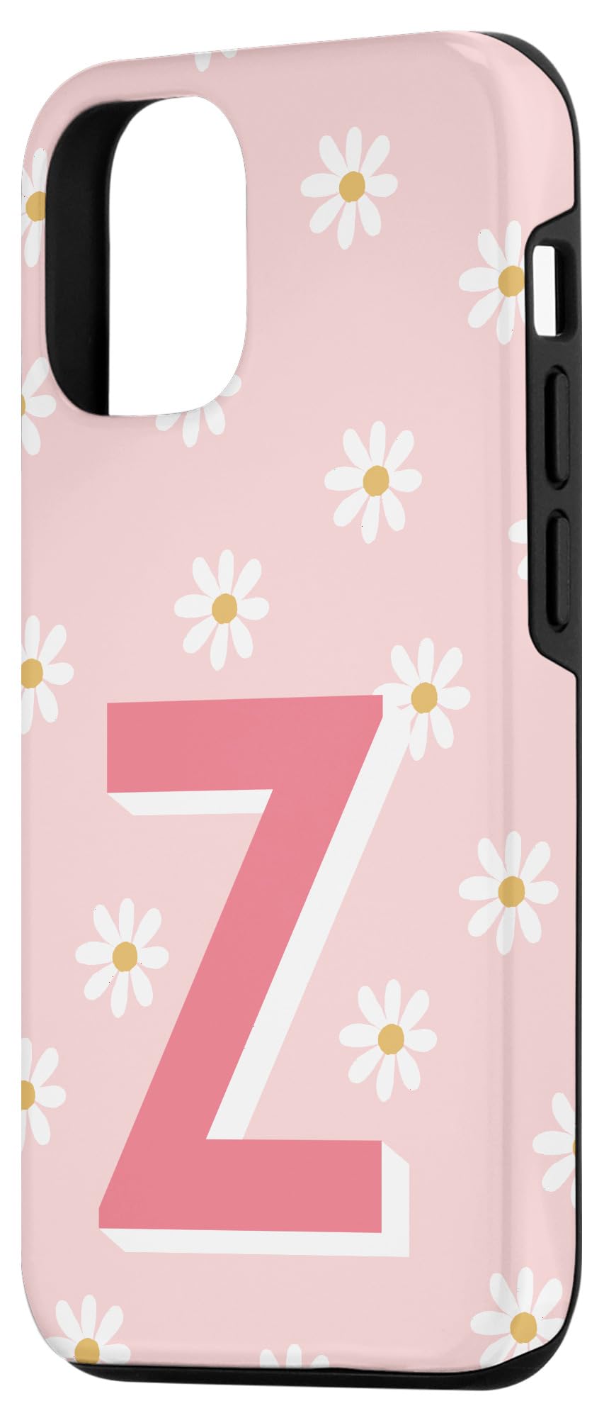 Amazon.co.jp: iPhone 13 文字 Z イニシャル モノグラム デイジー