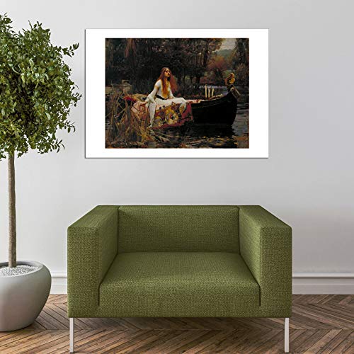 Impression d'art encadrée La Dame de Shalott finition mat édition haut de gamme