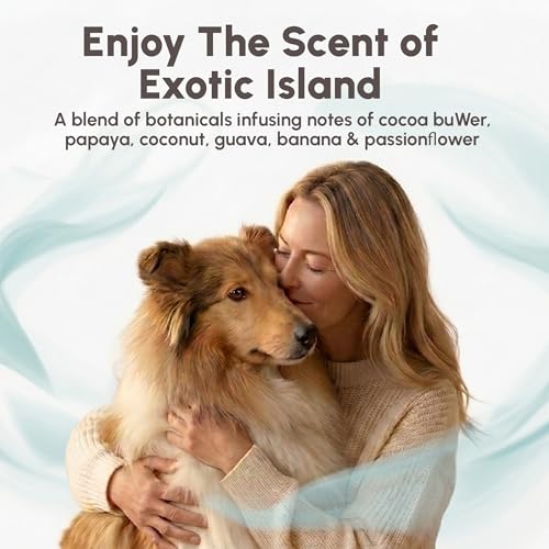 Image of Best Shot Scentament Spa Botanical Body Splash, Detangler Spray, Hypoallergenic Body Spray for Pets, Cat and Dog Cologne Spray, Exotic Island, 8 Oz.