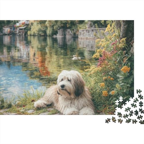 Puzzle de perros de 1000 piezas antiestrés: un desafío imposible de 70x50cm para adultos.