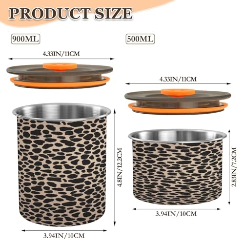Envase de acero inoxidable hermético para café 500 ml miniatura 2