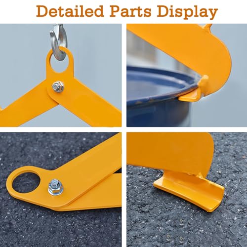 Pince de levage en acier au carbone DL360 avec structure robuste de serrage