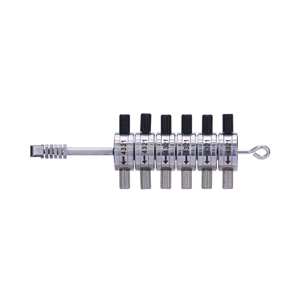 QiDAi Strumento di decodifica e selettore per auto a 6 pin, kit professionale per fabbro (un set)