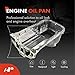A-Premium Engine Oil Pan Sump with Drain Plug Compatible with Hyundai Elantra 2001-2010, Tiburon 2003-2008, Tucson 2005-2009, Kia Soul 2010-2011, Spectra 2004-2009, Spectra5 2005-2009, L4 2.0L