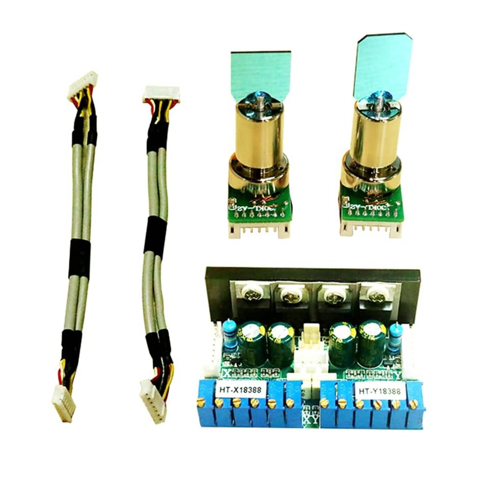 12kpps Galvanomètre Gravé au Laser DIY Galvanomètre à Balayage Optique Marqueur Galvo