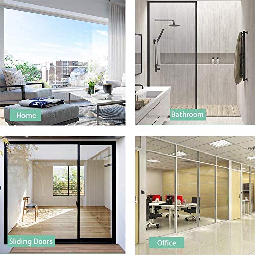 4Mil Clear Security And Safety Window Film Shatterproof Glass Protective Vinyl Adhesive Uv Blocking Explosion-Proof Tranparent Film, 17.7Inch X 10Feet #TOP5
