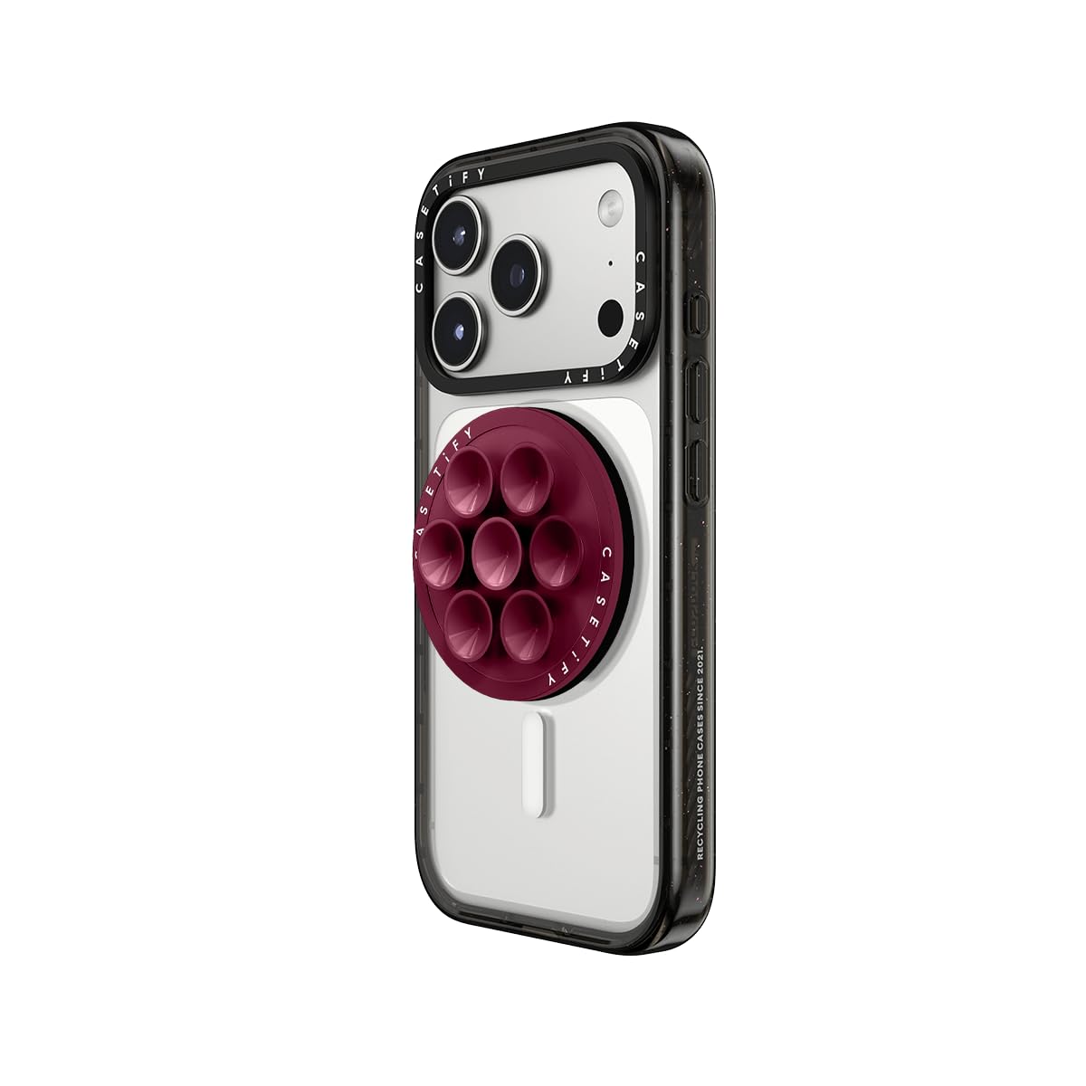 CASETiFY／snappy™スナップ&スティックグリップスタンド／マルベリー Amazon | CASETiFY Snappy スナップ & スティックグリップスタンド