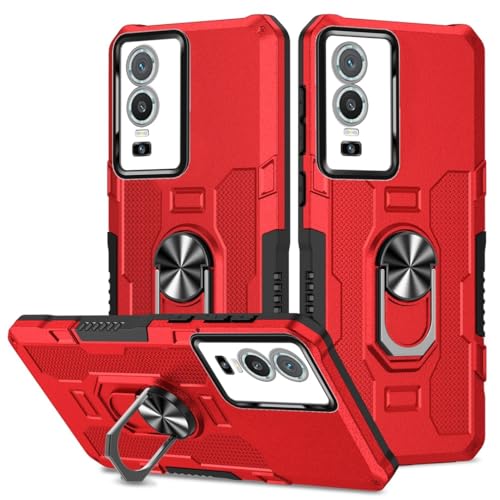 Coque Vivo Y76 5G antichoc en PC rigide et support anneau