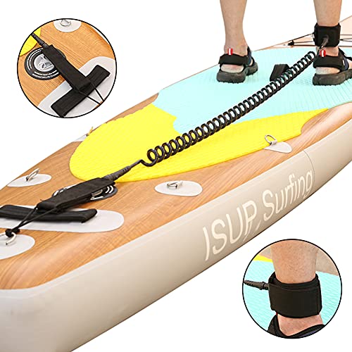 Domary Prancha de surf Rope Rope Paddle Board Safety Rope Corda telescópica giratória Prancha de sur