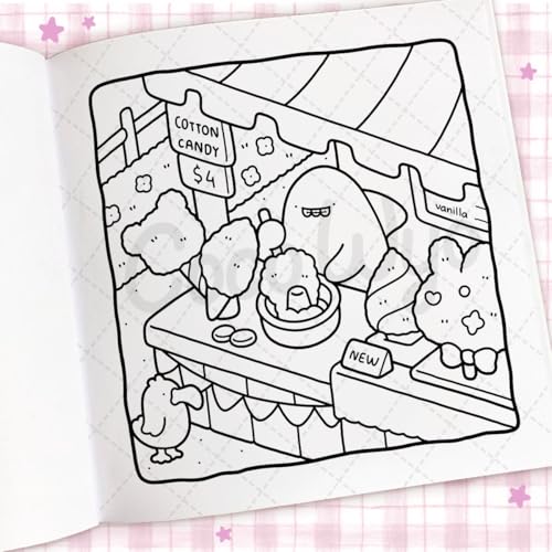 Image of Cozy Days: Coloring Books for Adults by Coco Wyo | Cute Cozy Coloring Pages, Simple Everyday Scenes, Stress Relief & Relaxation: A cute and comfy colouring book