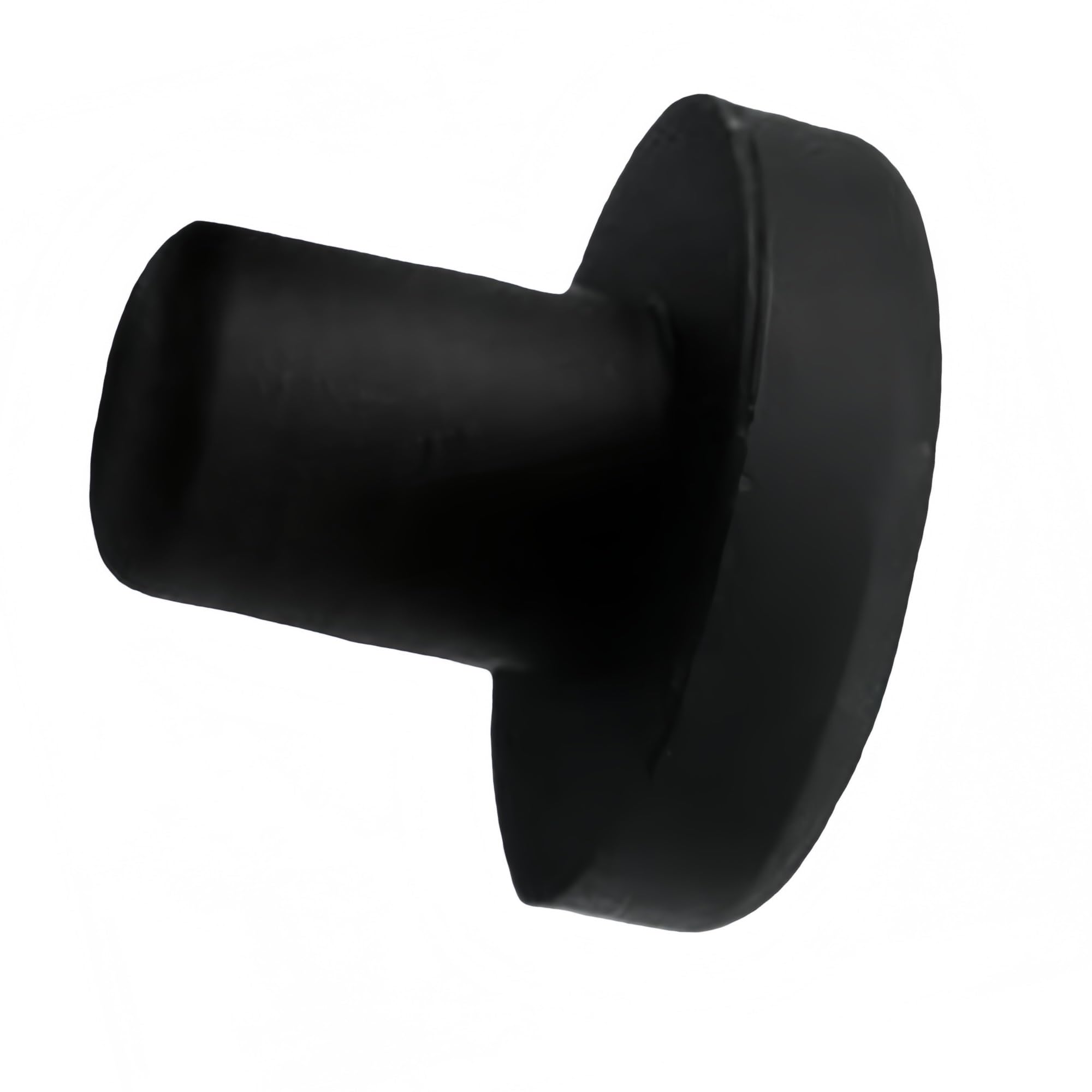 10 Pieces Rubber Plugs Silicone Hole Stoppers, Solid Hollow Rubber Hole Caps Round T Type Seal Plugs(4mm)