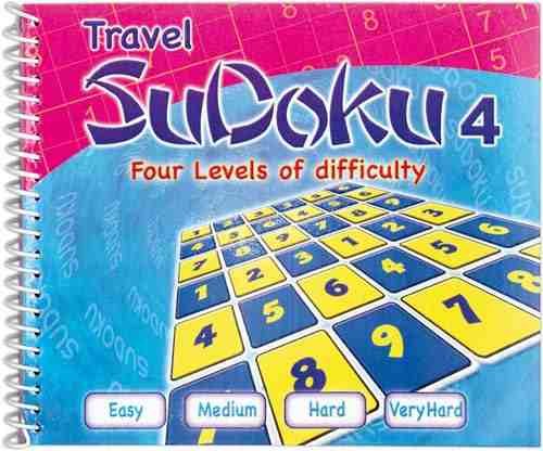 Sudoku – Libro de sudokus para viaje, 4 niveles
