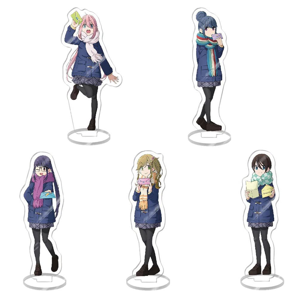 ゆるキャン△　各務原なでしこ　志摩リン　大垣千明　犬山あおい等　アクリルスタンド Amazon.co.jp: ゆるキャン△ アクリルスタンド 8点セット 志摩