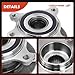 A-Premium 2 x Front Wheel Bearing and Hub Assembly with 5-Lug Compatible with Lexus IS250 2006-2015, IS300 2016-2019, IS350 2011-2020, GS300 2006, GS350 2007-2011/2013-2020, RC300 2016-2022, RC350