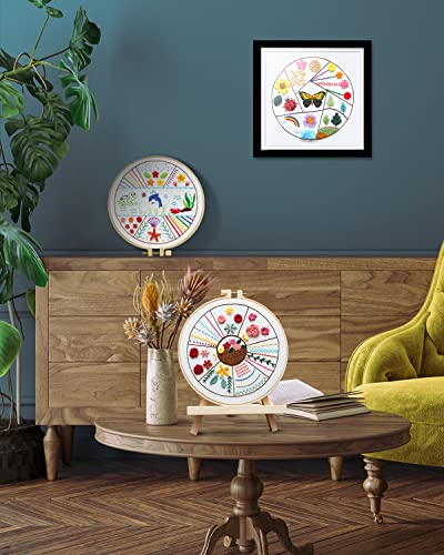Image of TINDTOP 3 Pack Embroidery Stitch Practice kit, Animal Embroidery Kit for Beginners Include Embroidery Cloth Hoops Threads for Craft Lover Hand Stitch with Embroidery Skill Techniques