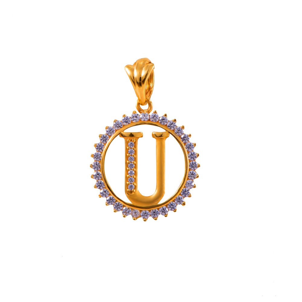 joyalukkas Impress Collection 22k Yellow Gold Pendant-picture-49