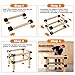 Heavy Duty Workbench Brackets Kit, 8 PCS 4''x4'' Workbench Leg Frame Braces, for 4x4 & 2x4 Lumber, DIY Table Building Kit with Pre-Drilled Holes for Workbench Table, Shelving, Garage Storage