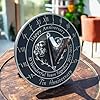 10th Tin Wedding Anniversary Brass Sundial - 8" Garden & Home Decor, 2014-2024 Celebration Gift