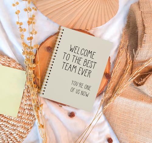Regalos de equipo de agradecimiento: cuaderno beige OXW para nuevos empleados 2