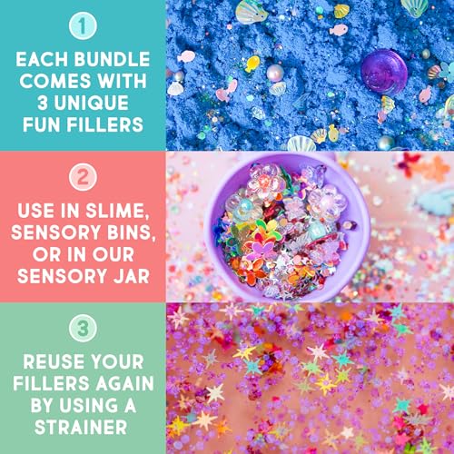 Image of Glo Pals Fun Fillers 3 Pack Sensory Play Accessories - Sensory and Mini Toys for Kids - Bulk Party and Little Toys for Sensory Bins, Gift Bag Stuffers, and Party Favors - Epic Adventure