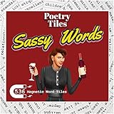 Poetry Tiles - 536 Sassy Word Magnets - Sarcastic, Judgmental, Shady Magnetic Words Kit for...