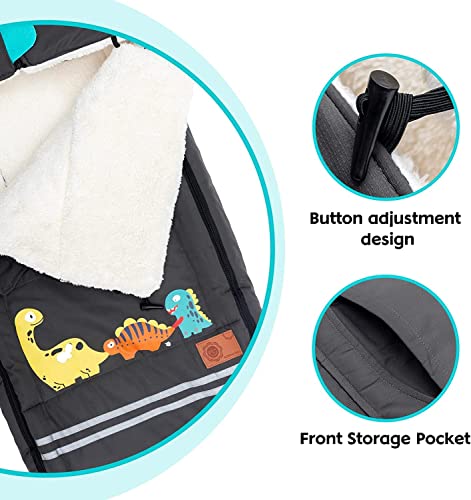 Jomifin Baby Stroller Bunting Bags With Fleece Lined Baby Car Seat Cover #TOP5