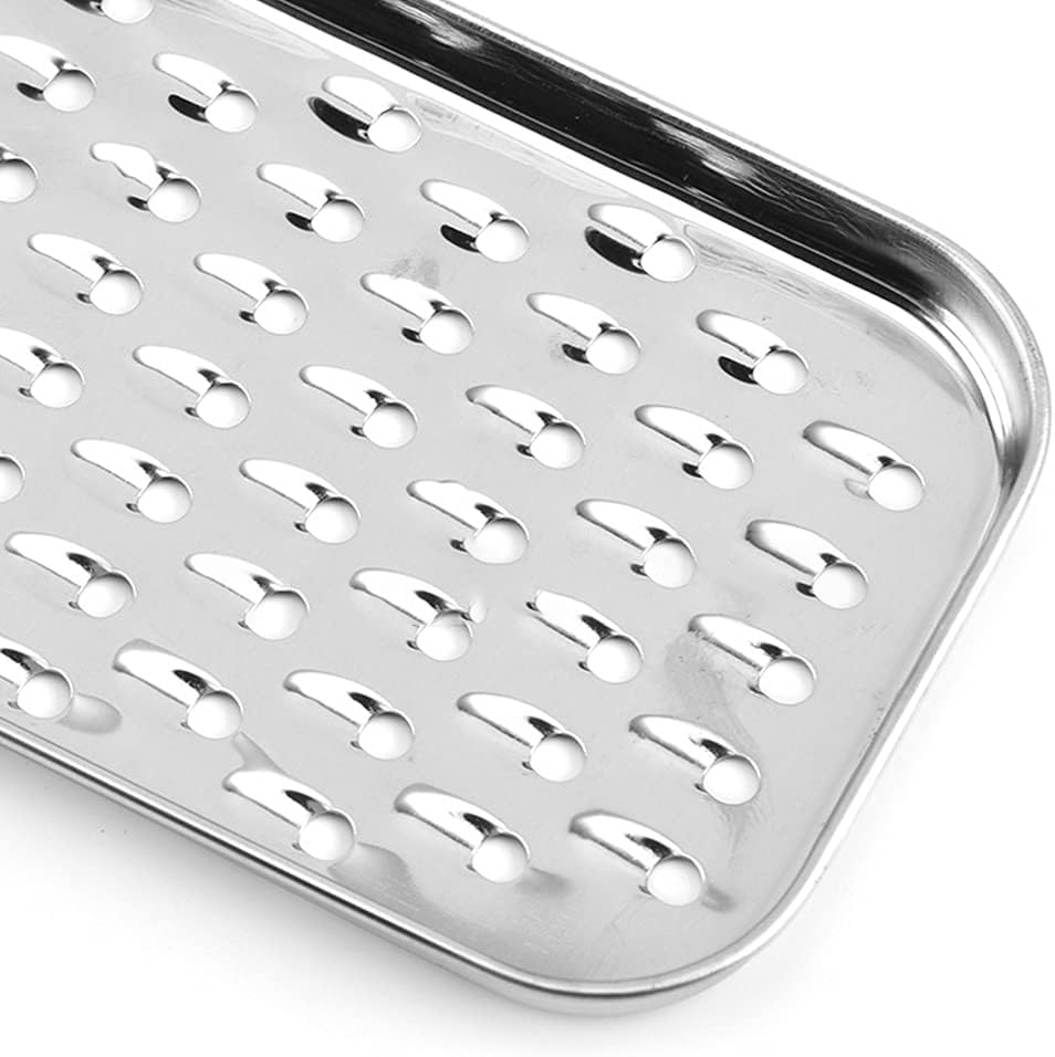 Stainless Steel Double Sided Cheese Grater 2 In1 Fruit Vegetable Chopper Onion Choppers with Container Enduring Cheese Grater