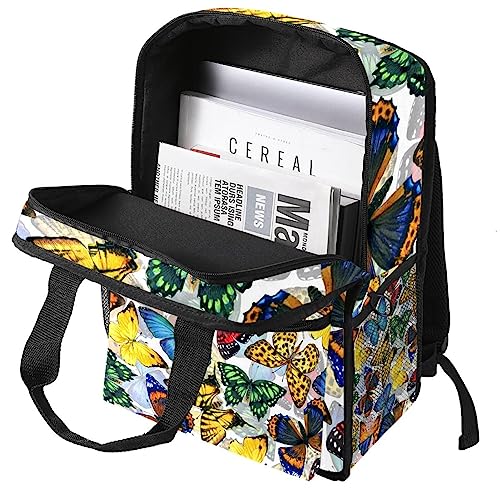 Sac à dos garçons papillons multicolores 35.5x26 cm - 3