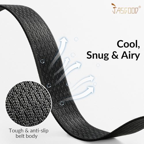 Image of JASGOOD Nylon Canvas Breathable Military Tactical Men Waist Belt With Plastic Buckle