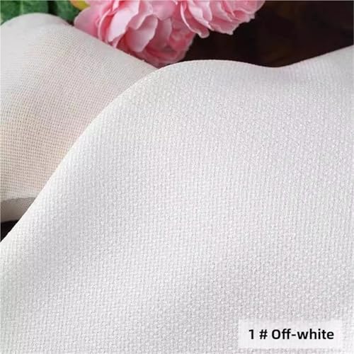 Tissu tweed en polyester résistant de 1.5m de large idéal pour coudre une robe - 3