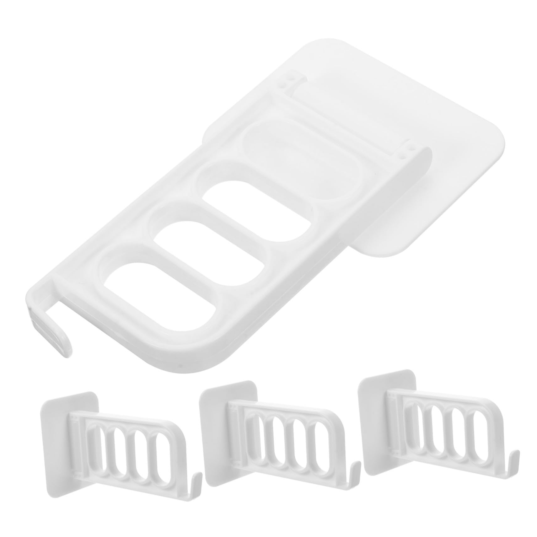 4pcs Sturdy Wall Hanger Rack Space-Saving Foldable Clothes Drying Hanger for Closets Adhesive Laundry for Bedrooms