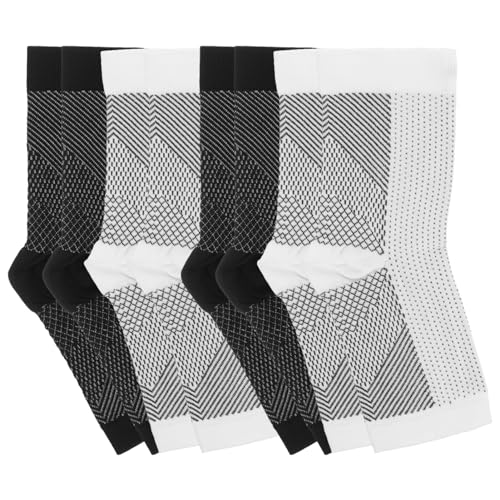 BESPORTBLE 4 Pairs Wear-resistant Ankle Braces Comfortable Ankle Supports Breathable Ankle Sleeves