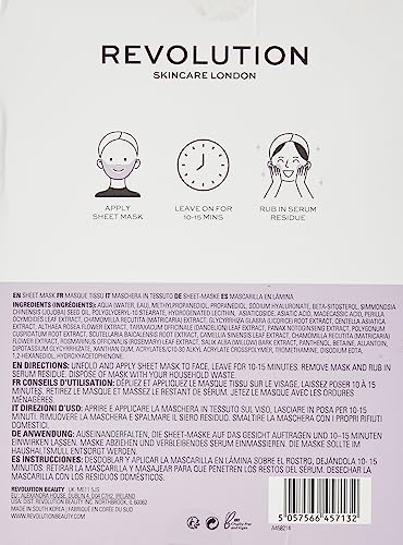 Revolution Beauty London Skincare, Maskne Calming and Purifying, Lower Face Sheet Mask - Image 3