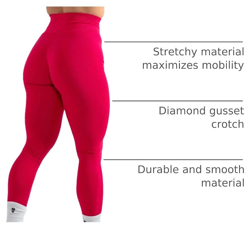 Gymreapers Infinity Seamless Workout Leggings for Women High Waist Seamless Leggings for Exercise Running Active Yoga Pants image 4