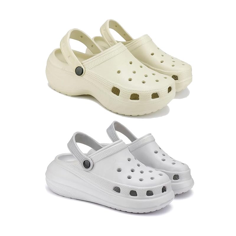 Premium Comfortable Regular Wear Women Clogs Sandal for Women's & Girls-Combo(2)-OO8-OO5-7 Grey(COMBO(2)-OO8-OO5-7_BZ)-EURO-38-image-12