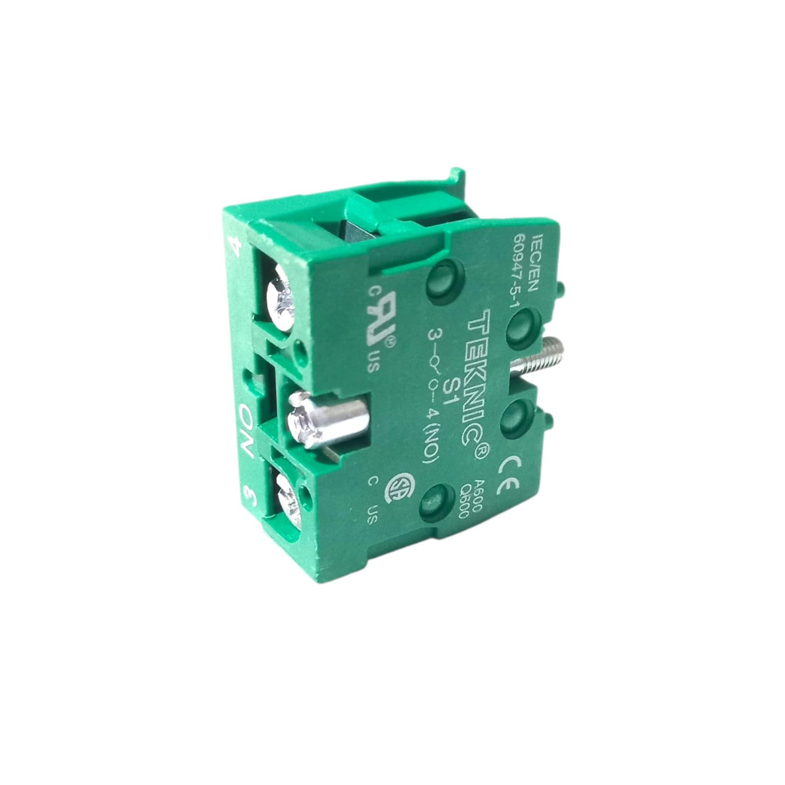 NO ELEMENT | Normally Open | Pack of 10 | Push Button Contact Element | Auxiliary Contact element | Compatible with standard 22mm Push Button switches-picture-13