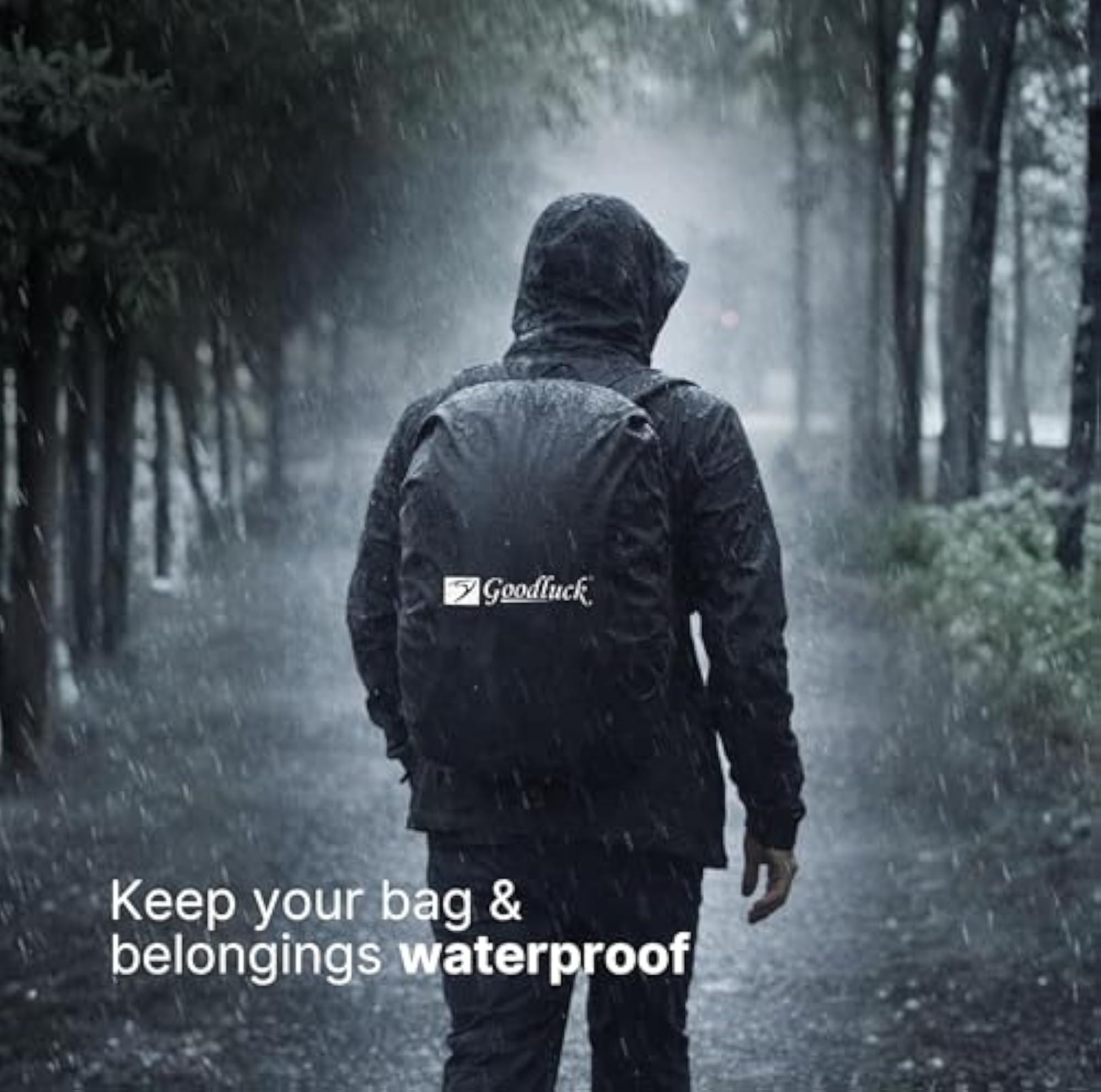 Waterproof Rain Cover for Backpack & School Bag, Dustproof Protector