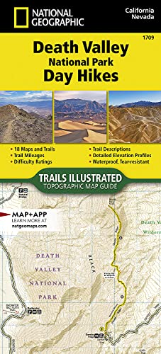 Death Valley National Park Day Hikes Map (National Geographic Topographic Map Guide, 1709)
