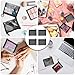 Mini Mesh Pouches (4 Pack), Small Mesh Bags with Zipper Nylon Makeup Pouches Bag Cosmetic Pouch Travel Purse Organizer Insert Diaper Inside Bag Organizers Home Organizing Size See Through Cute Black