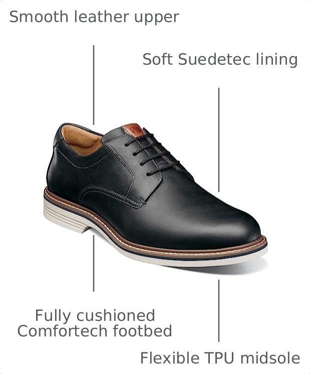 Image of Florsheim Norwalk Plain Toe Oxford Men's Oxford